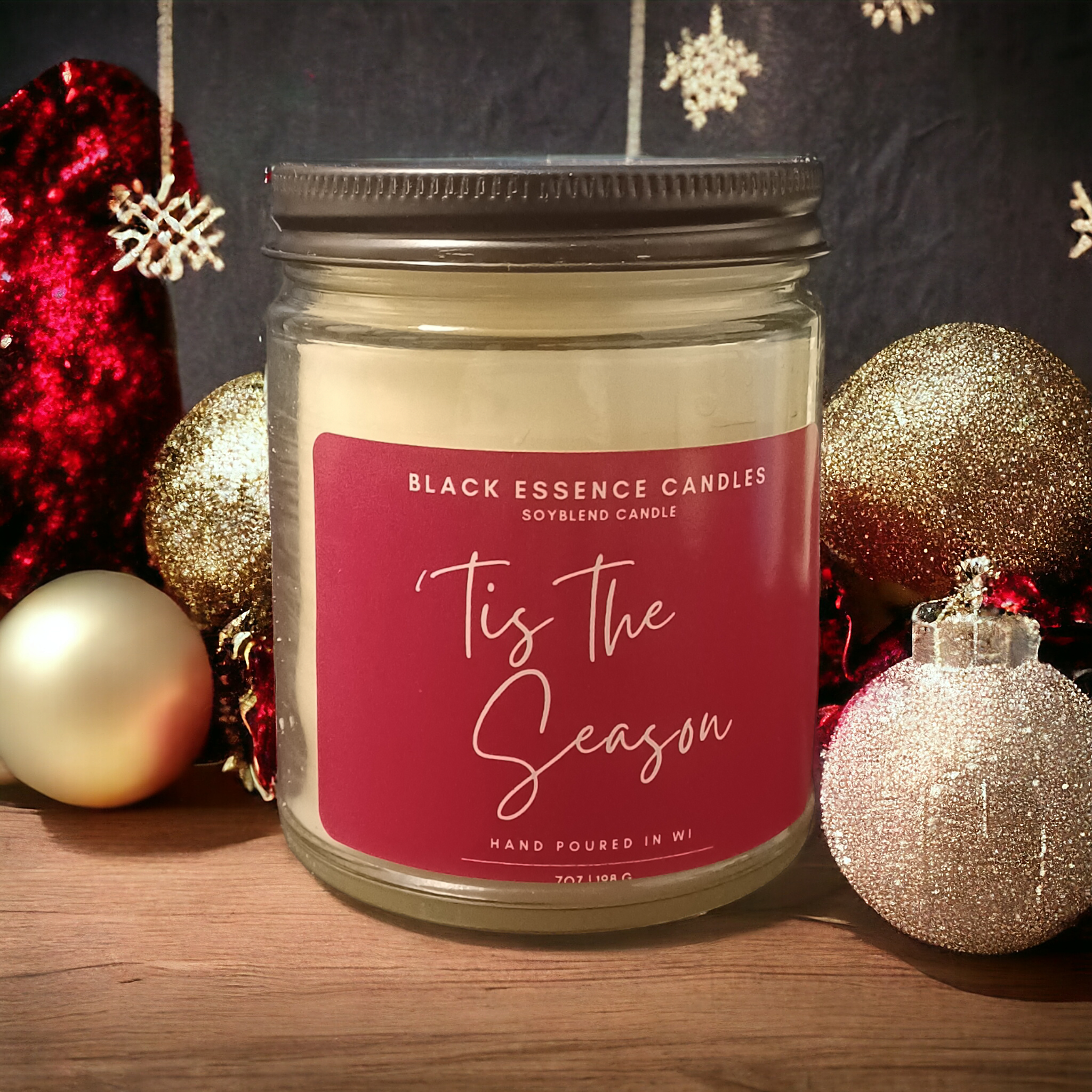 Tis The Season Mason Jar Candle - Original Collection